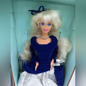 Vintage Avon Winter Velvet Barbie Doll NIB